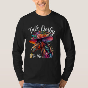 Camiseta Hablar De Derby Para Mí Un Gracioso Caballo De Car