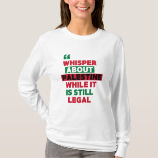 CAMISETA HABLAR DE LA COMERCIALIZACIÓN PALESTINA