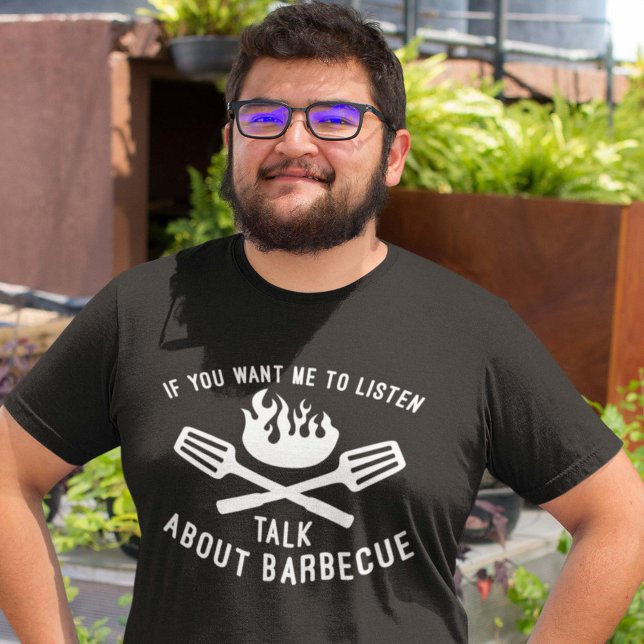 Camiseta Hablar de parrillada (bbq shirt)