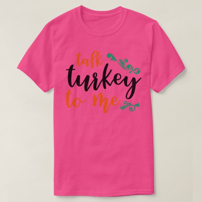 Camiseta Hablar de Turquía para mí2 (Diseño del anverso)