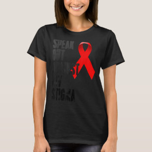 Camiseta Hablar en contra del estigma del VIH Día Mundial d