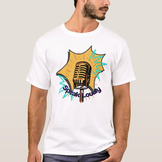 Camiseta Hablar fuerte (Anverso)