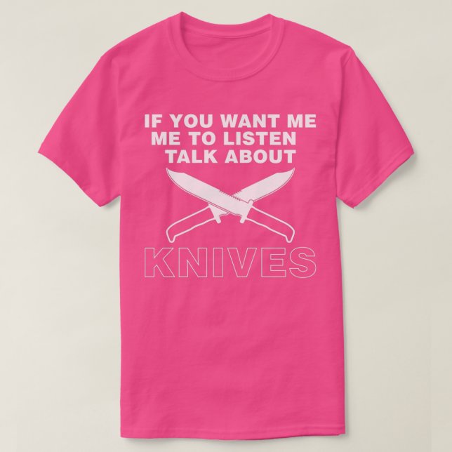 Camiseta Hablar sobre el diseño de Knives Knife Collector (Diseño del anverso)