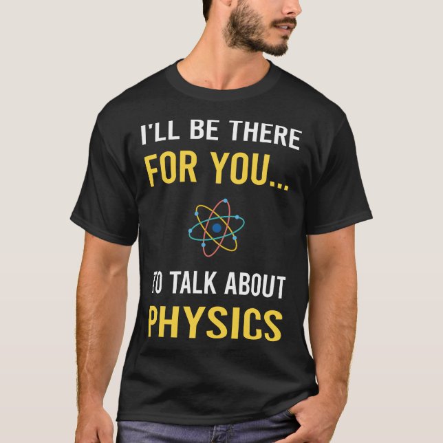 Camiseta Hablar Sobre Física (Anverso)