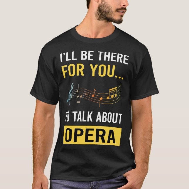 Camiseta Hablar sobre la ópera (Anverso)
