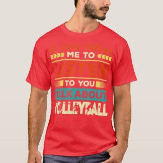 Camiseta Hablar sobre voleibol1