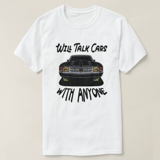 Camiseta Hablará con cualquiera que haya recuperado un papá (Diseño del anverso)