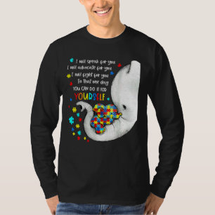 Camiseta Hablaré Por Ti Elephant Mom Autism Child Awa