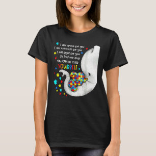 Camiseta Hablaré Por Ti Elephant Mom Autism Child Awa