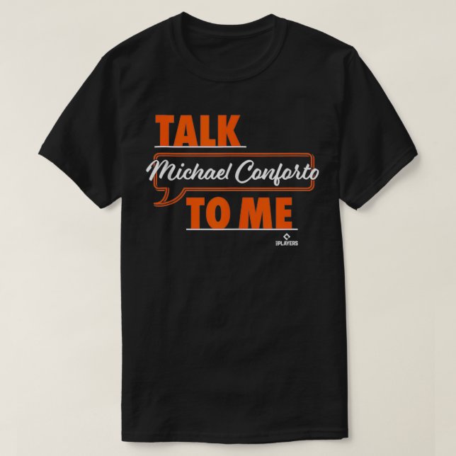 Camiseta Hablarme De Michael Conforto (Diseño del anverso)