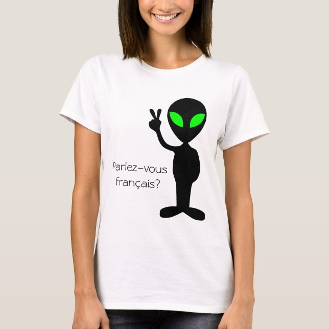 Camiseta ¿Hablas francés? (Anverso)