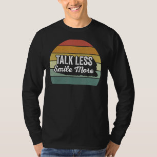 Camiseta Hablas retro menos sonríe a Hamilton más histórico