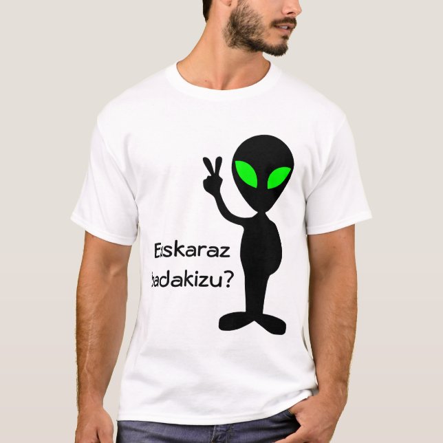 Camiseta ¿Hablas vasco? (Anverso)