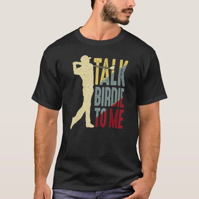 Camiseta Hable Birdie Me Divertido Club De Golf Great Golf (Anverso)