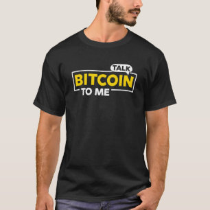 Camiseta Hable Bitcoin conmigo Crypto