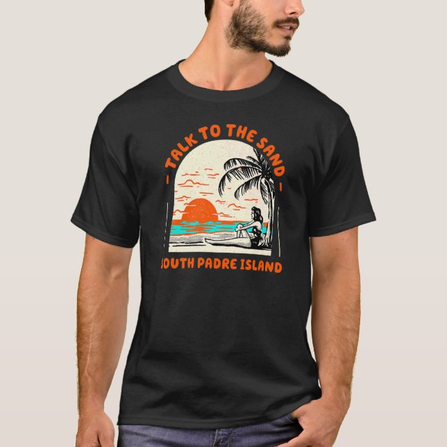 Camiseta Hable Con El Océano De La Isla Del Padre Sur De Ar (Anverso)