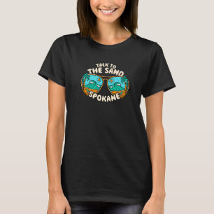 Camiseta Hable Con El Verano Verano De Sand Spokane Washing