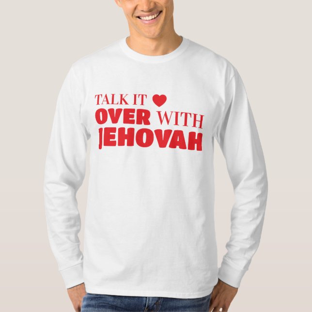 Camiseta Hable con Jehová, Jesús en (Anverso)