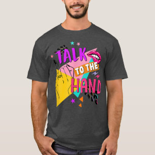 Camiseta Hable con la novia de la mano para ser soltera de