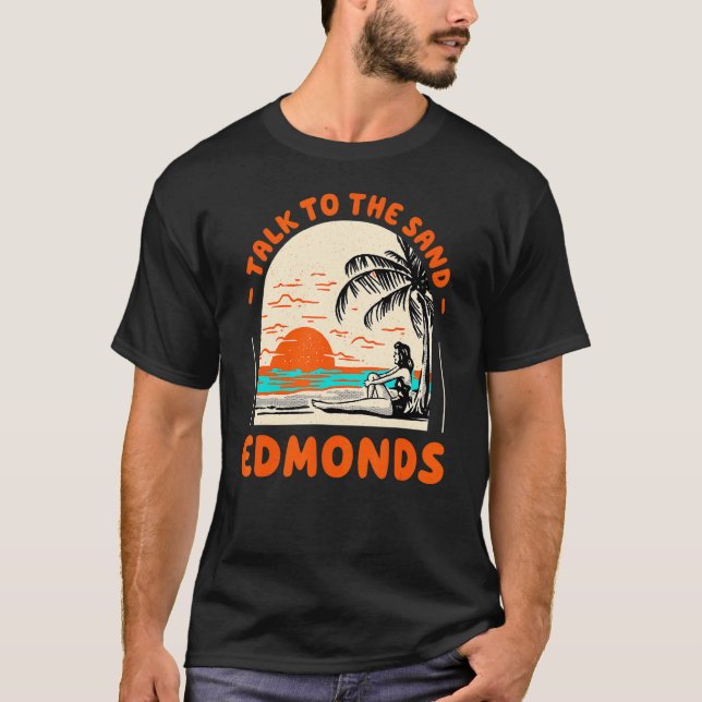 Camiseta Hable Con La Playa De Arena Edmonds Washington Oce (Anverso)