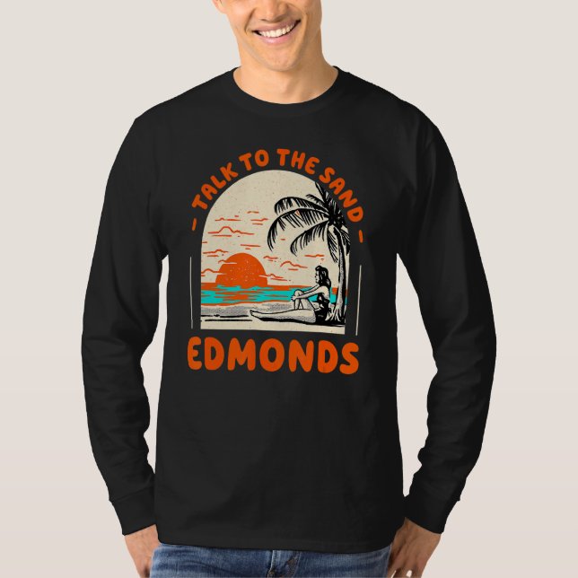 Camiseta Hable Con La Playa De Arena Edmonds Washington Oce (Anverso)