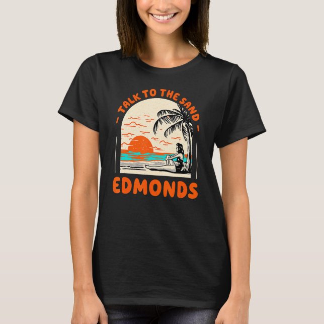 Camiseta Hable Con La Playa De Arena Edmonds Washington Oce (Anverso)