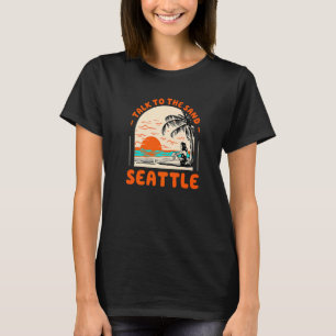 Camiseta Hable Con La Playa De Arena Seattle Washington Oce