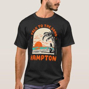 Camiseta Hable Con La Playa De Sand Hampton Virginia Ocean