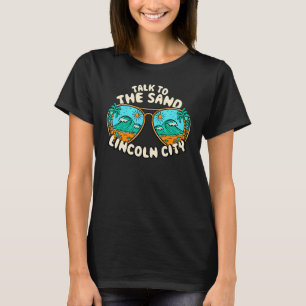 Camiseta Hable Con La Sand Lincoln City Summer Oregon Tropi