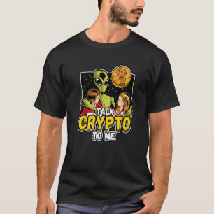 Camiseta Hable Cripto Para Mí Criptomoneda Minería Btc 1