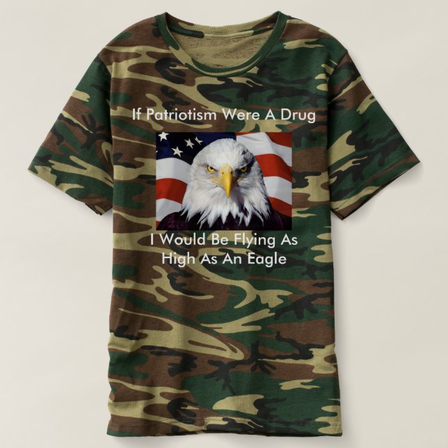 Camiseta Hable de su patriotismo (Diseño del anverso)