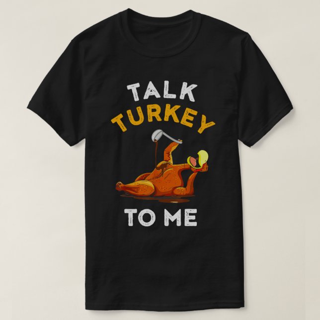 Camiseta Hable De Turquía Conmigo Leg Day Divertidos Gracio (Diseño del anverso)
