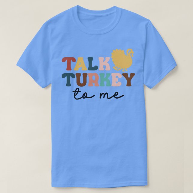 Camiseta Hable De Turquía Conmigo Leg Day Divertidos Gracio (Diseño del anverso)