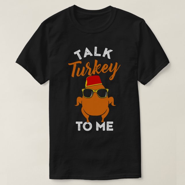 Camiseta Hable De Turquía Conmigo Leg Day Divertidos Gracio (Diseño del anverso)
