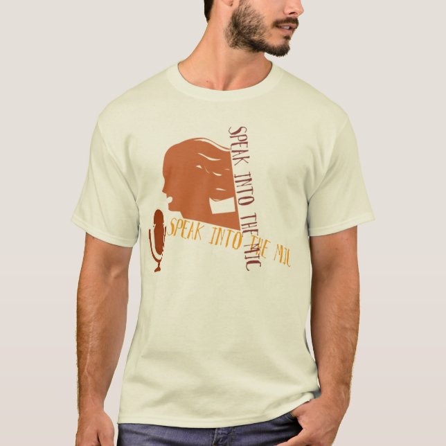 CAMISETA HABLE EN EL MIC (Anverso)