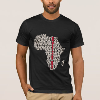 Camiseta Hable encima de África