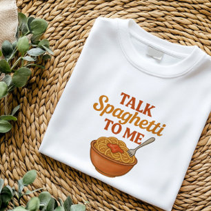 Camiseta Hable Spaghetti conmigo   Graciosos juegos de comi