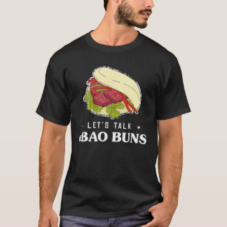 Camiseta Hablemos de bollos asiáticos de comida para comens