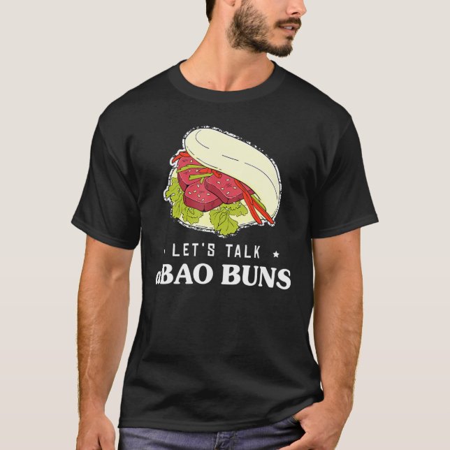 Camiseta Hablemos de bollos para comida asiática (Anverso)