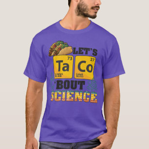 Camiseta Hablemos de ciencia, píldora de alimentos, Cinco d