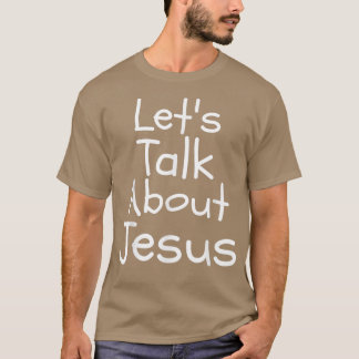 Camiseta Hablemos De Jesús Gracioso T 
