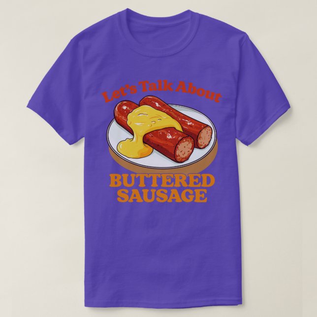 Camiseta Hablemos de la salchicha 3 (Diseño del anverso)
