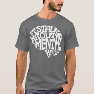 Camiseta Hablemos del cerebro de salud mental Art2941