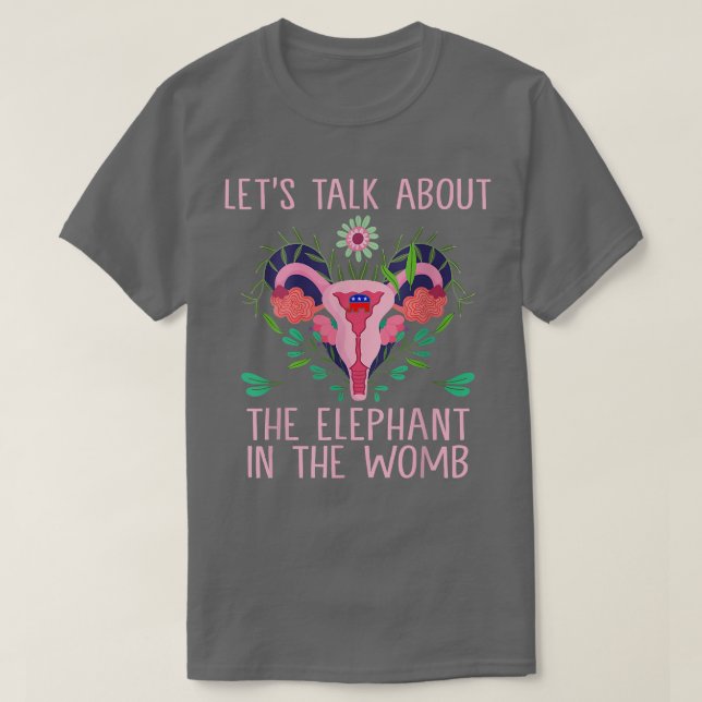 Camiseta Hablemos Del Elefante En El Cómic De Womb Pro (Diseño del anverso)