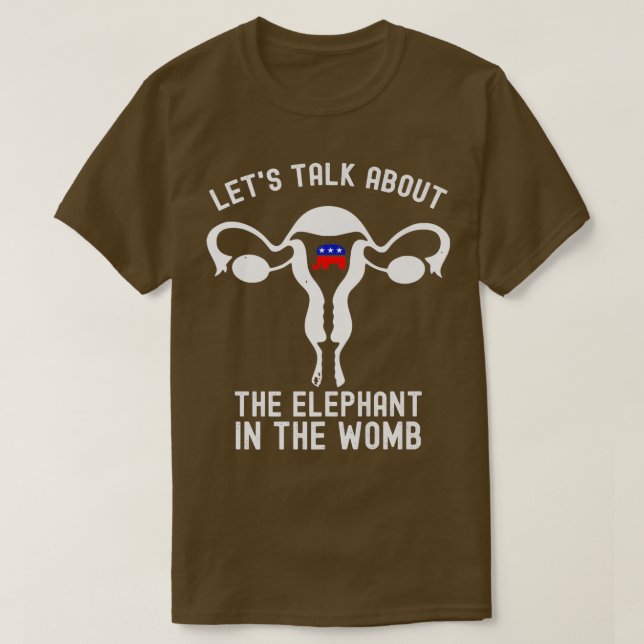 Camiseta Hablemos Del Elefante En El Cómic De Womb Pro (Diseño del anverso)