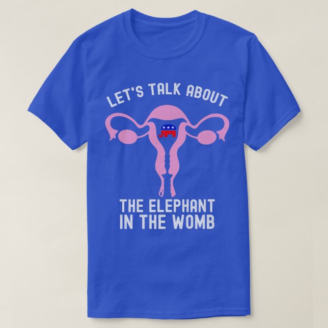 Camiseta Hablemos Del Elefante En El Cómic De Womb Pro (Diseño del anverso)