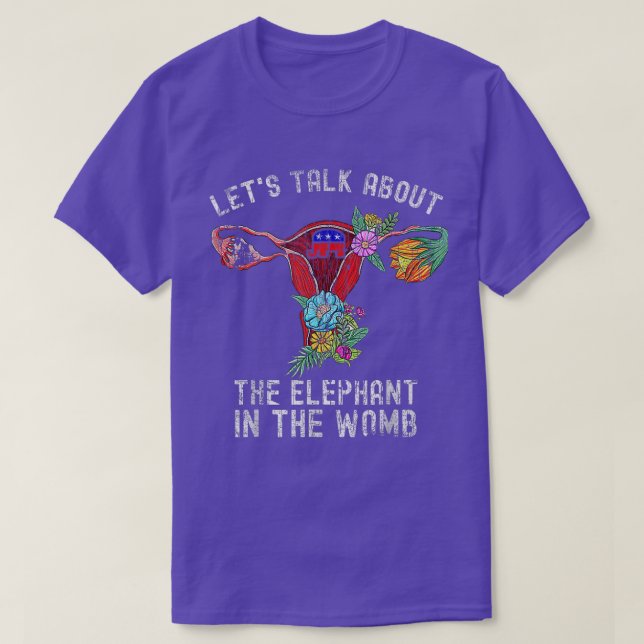 Camiseta Hablemos Del Elefante En El Vientre (Diseño del anverso)