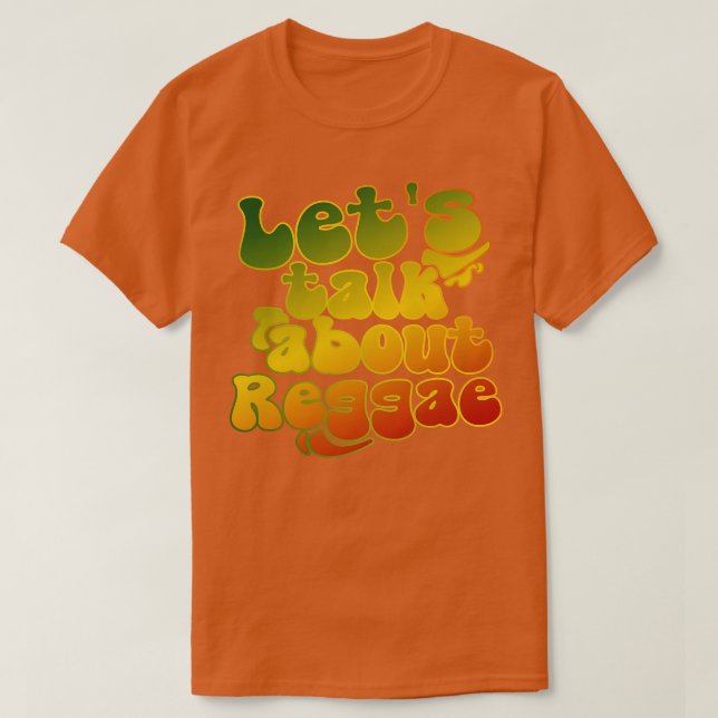 Camiseta Hablemos del reggae (Diseño del anverso)