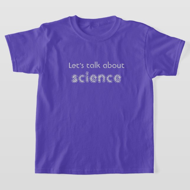 Camiseta Hablemos sobre la ciencia (Distribución)