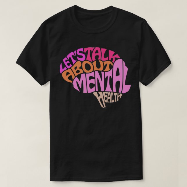 Camiseta Hablemos sobre la salud mental (Diseño del anverso)